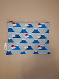 Mount Fuji Traditional Patterns Zippered Pouch (24cm × 20cm)