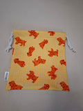 Golden Retriever Puppies Drawstring Pouch (24cm × 20cm)